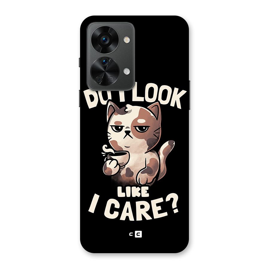 Cat Look Like Care Back Case for OnePlus Nord 2T