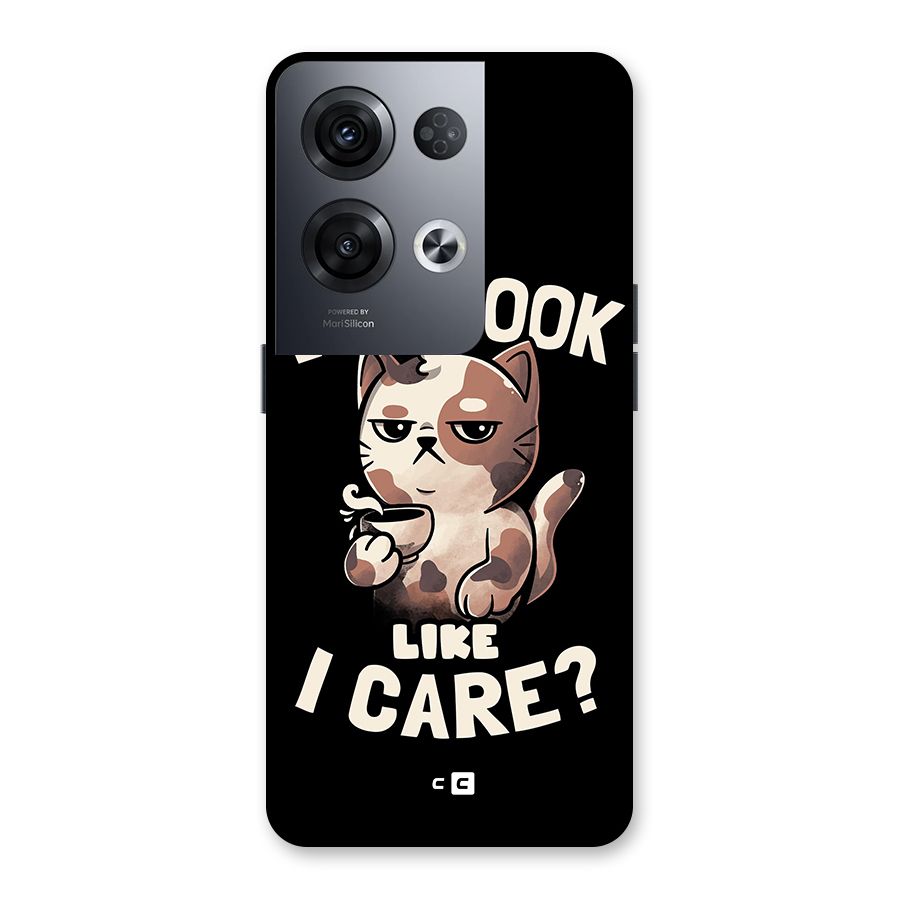 Cat Look Like Care Back Case for Oppo Reno8 Pro 5G