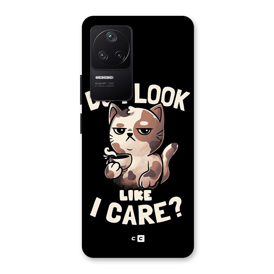 Cat Look Like Care Back Case for Poco F4 5G