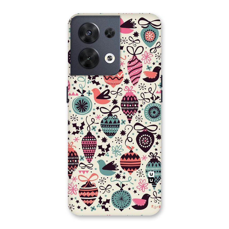 Celebration Pattern Back Case for Oppo Reno8 5G