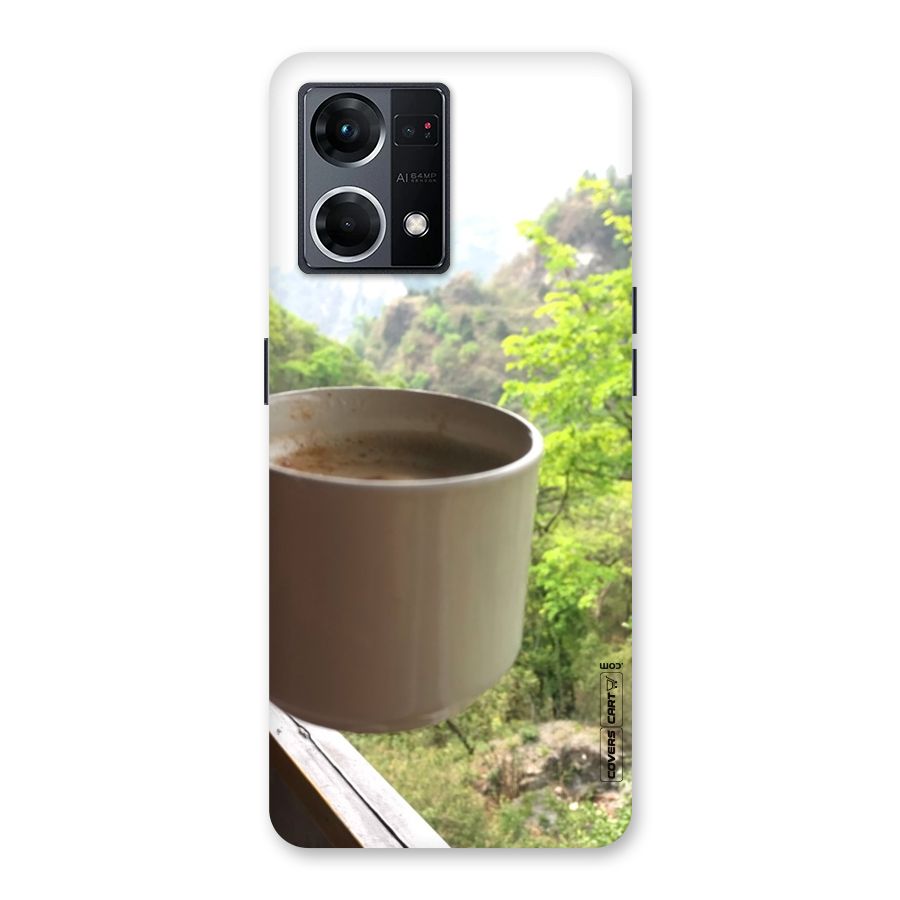 Chai With Mountain View Glass Back Case for Oppo F21 Pro 5G
