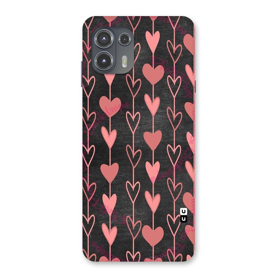 Chain Of Hearts Back Case for Motorola Edge 20 Fusion