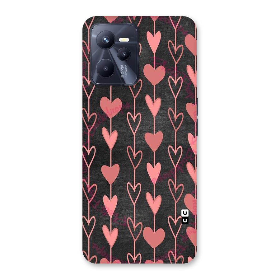 Chain Of Hearts Back Case for Realme C35