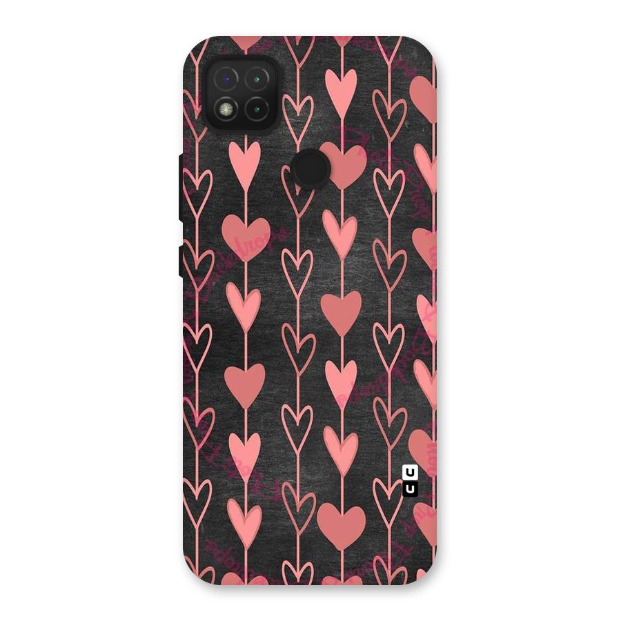Chain Of Hearts Back Case for Redmi 9 Activ