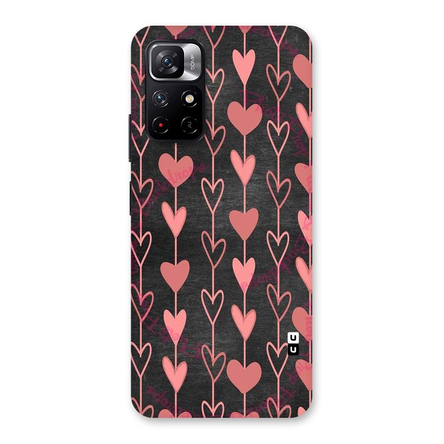 Chain Of Hearts Back Case for Redmi Note 11T 5G