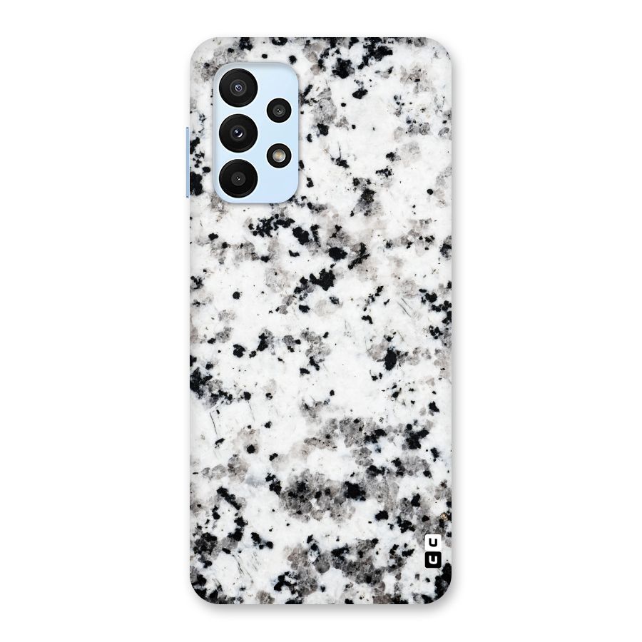 Charcoal Spots Marble Back Case for Galaxy A23