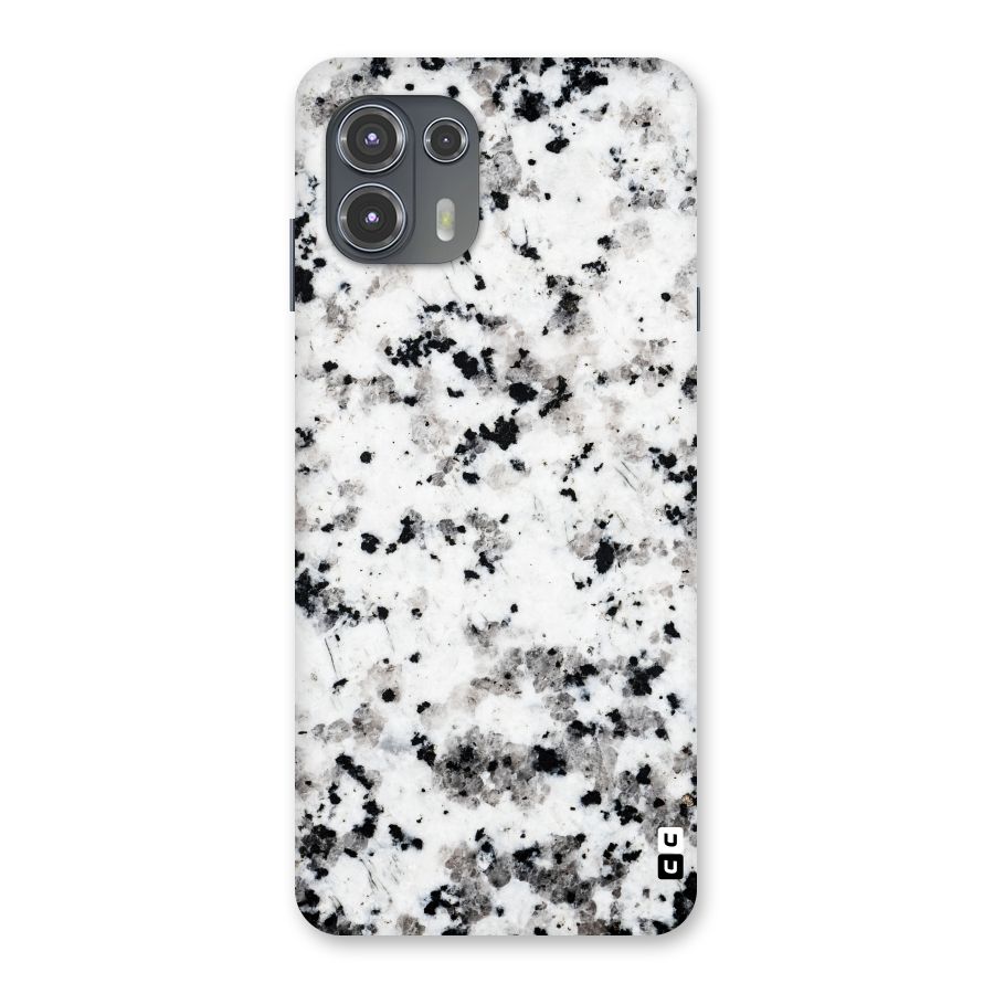 Charcoal Spots Marble Back Case for Motorola Edge 20 Fusion