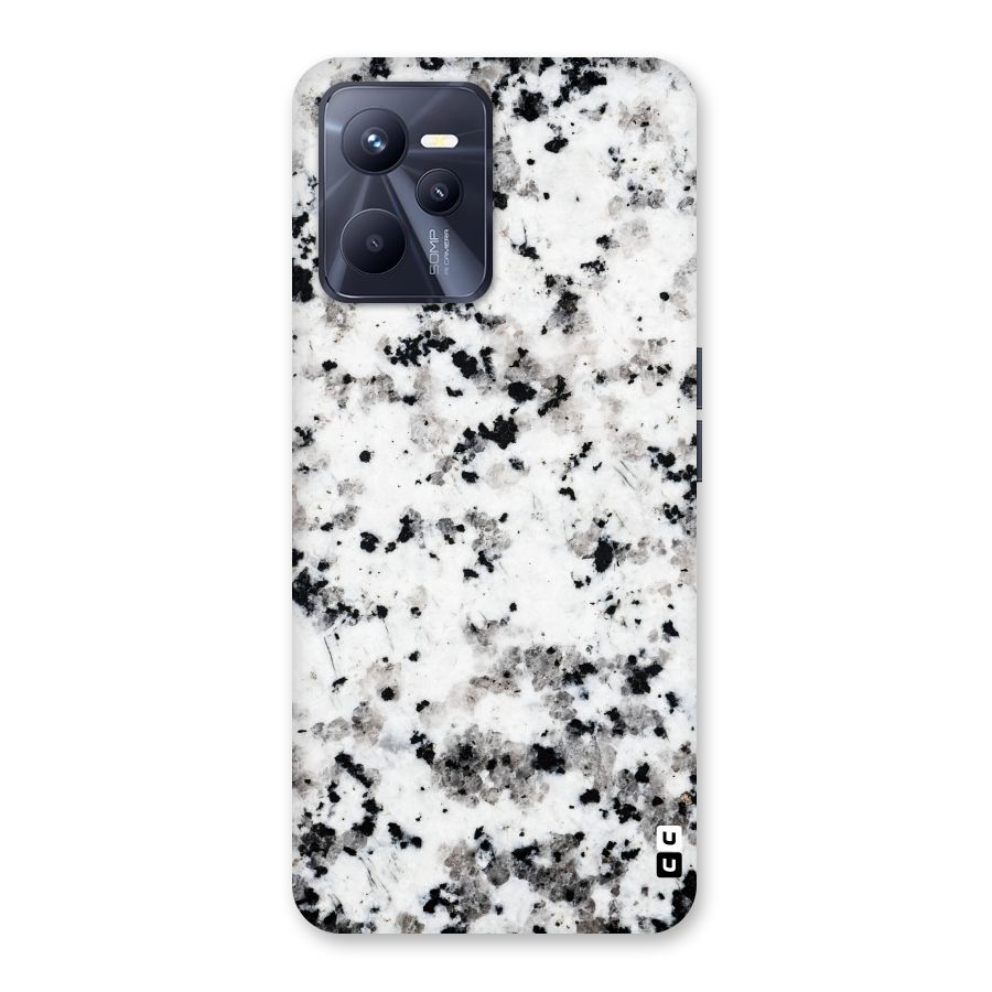 Charcoal Spots Marble Back Case for Realme C35