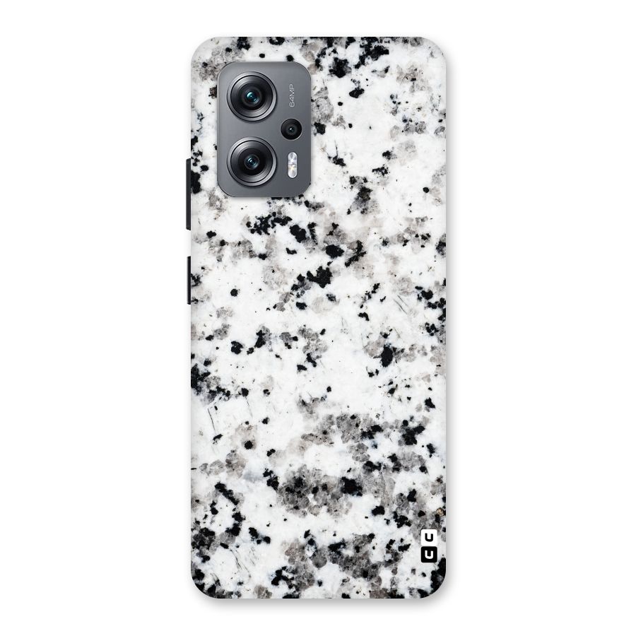 Charcoal Spots Marble Back Case for Redmi K50i