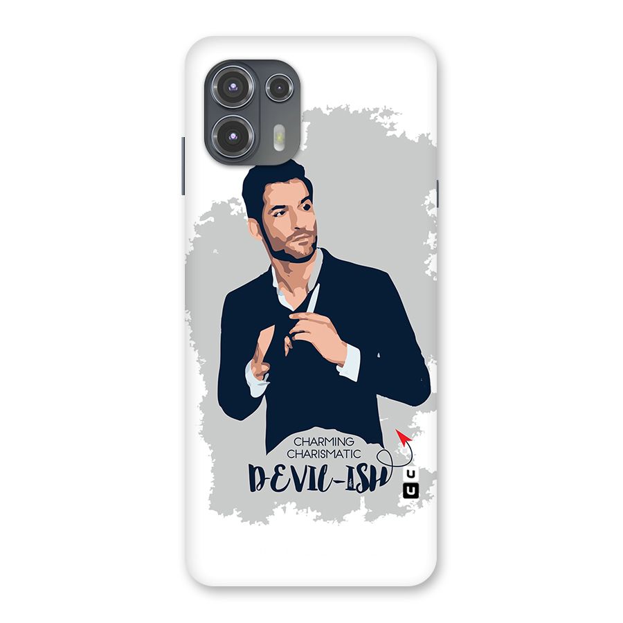 Charming Charismatic Lucifer Back Case for Motorola Edge 20 Fusion