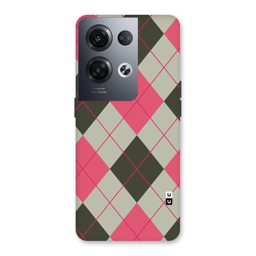 Check And Lines Back Case for Oppo Reno8 Pro 5G