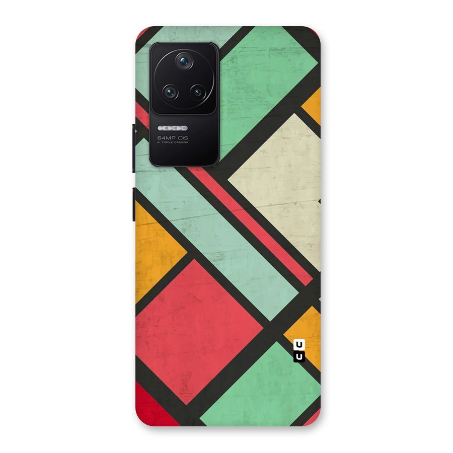 Check Colors Back Case for Poco F4 5G