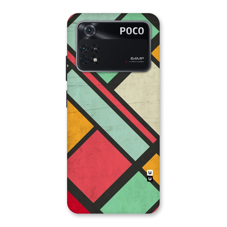 Check Colors Back Case for Poco M4 Pro 4G