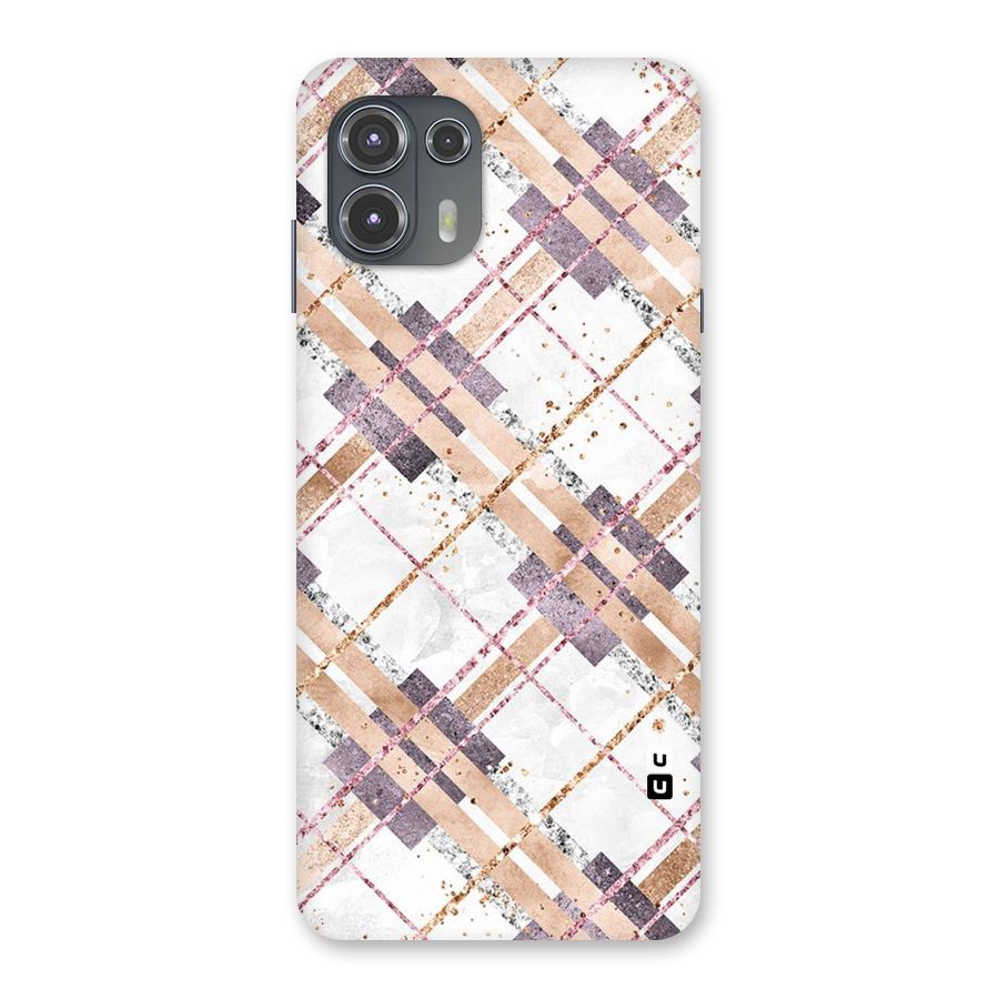 Check Trouble Back Case for Motorola Edge 20 Fusion