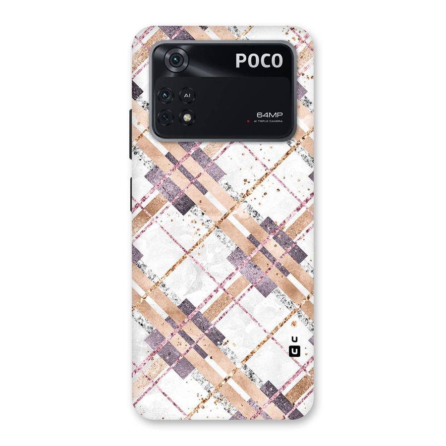 Check Trouble Back Case for Poco M4 Pro 4G