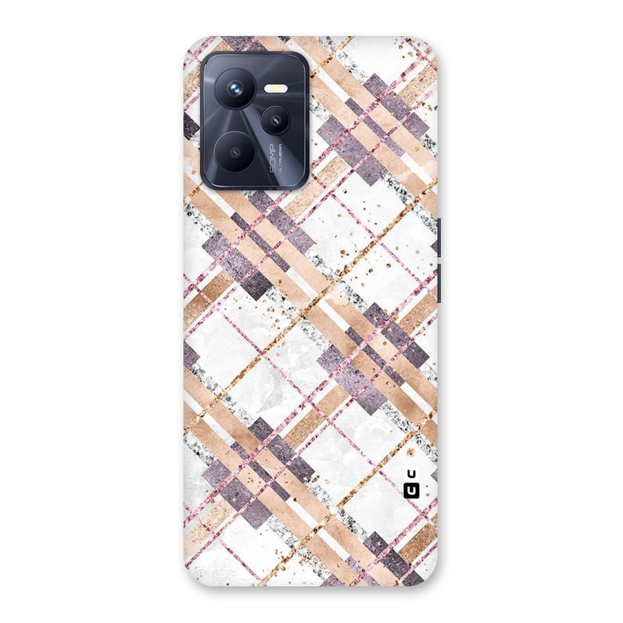 Check Trouble Back Case for Realme C35