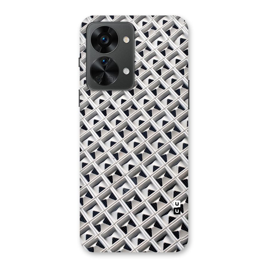 Check White Design Back Case for OnePlus Nord 2T
