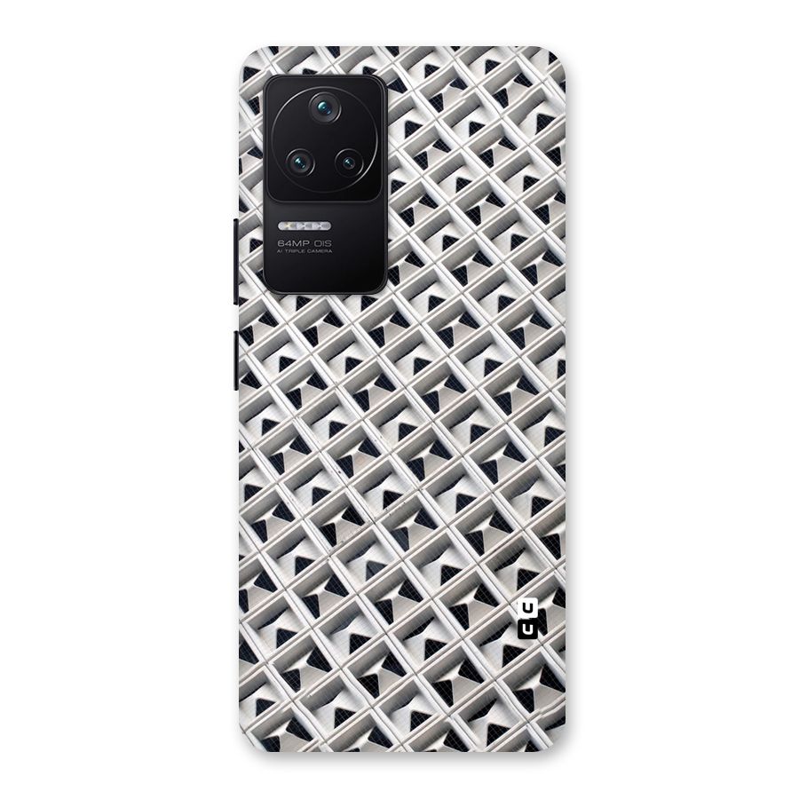 Check White Design Back Case for Poco F4 5G