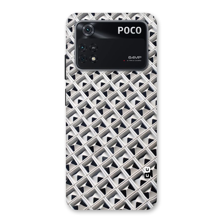 Check White Design Back Case for Poco M4 Pro 4G
