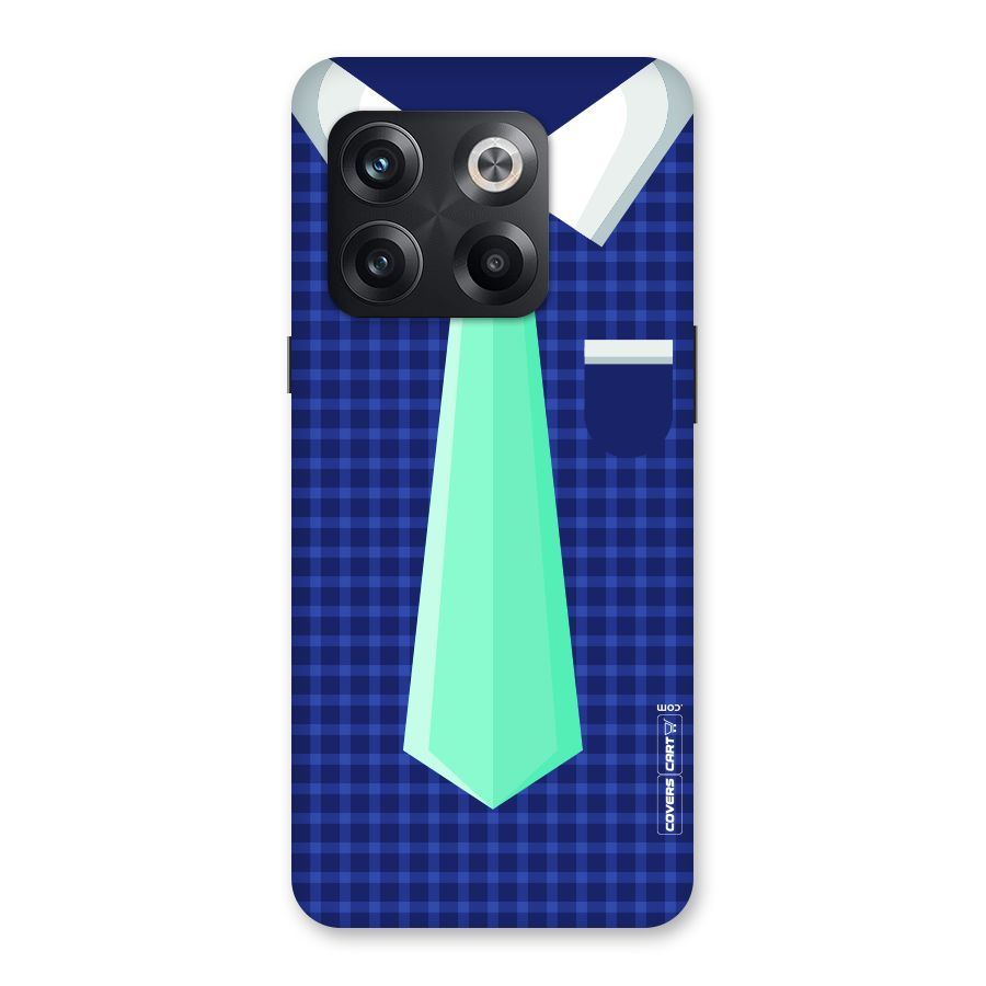 Checked Shirt Tie Back Case for OnePlus 10T