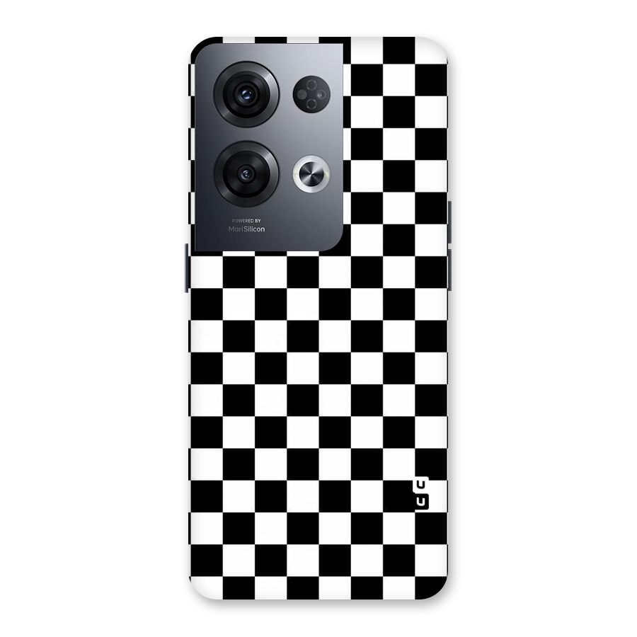 Checkerboard Back Case for Oppo Reno8 Pro 5G