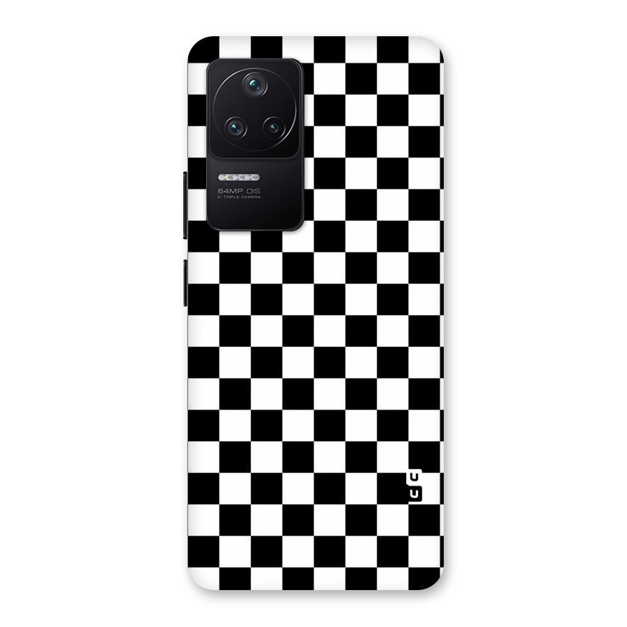 Checkerboard Back Case for Poco F4 5G