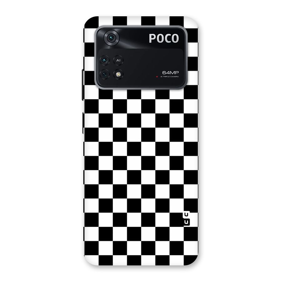 Checkerboard Back Case for Poco M4 Pro 4G