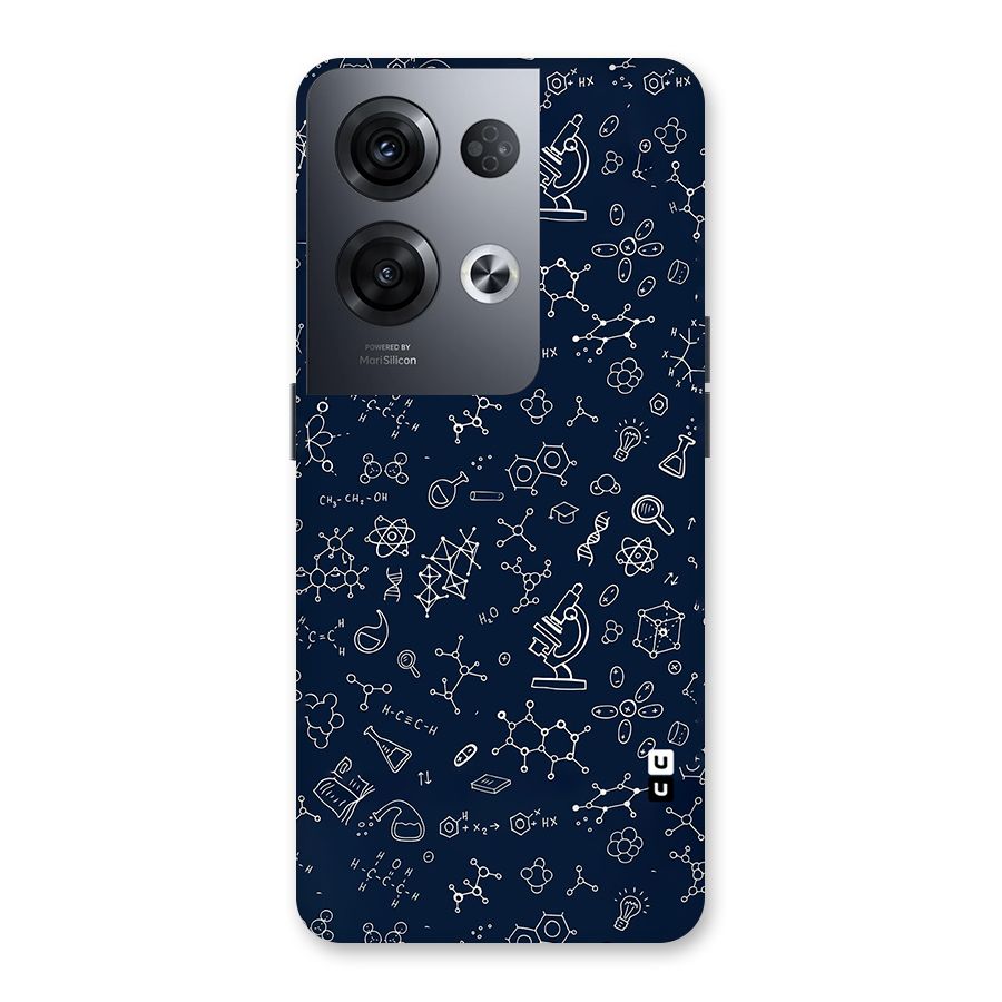 Chemistry Doodle Art Back Case for Oppo Reno8 Pro 5G