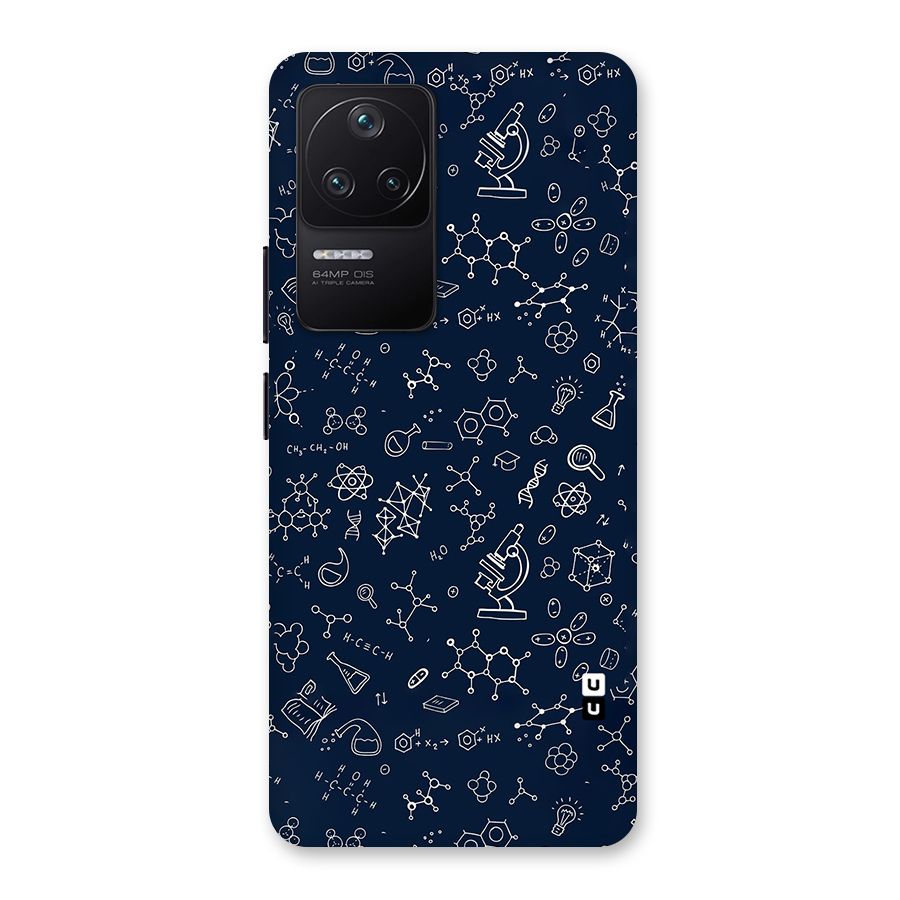 Chemistry Doodle Art Back Case for Poco F4 5G