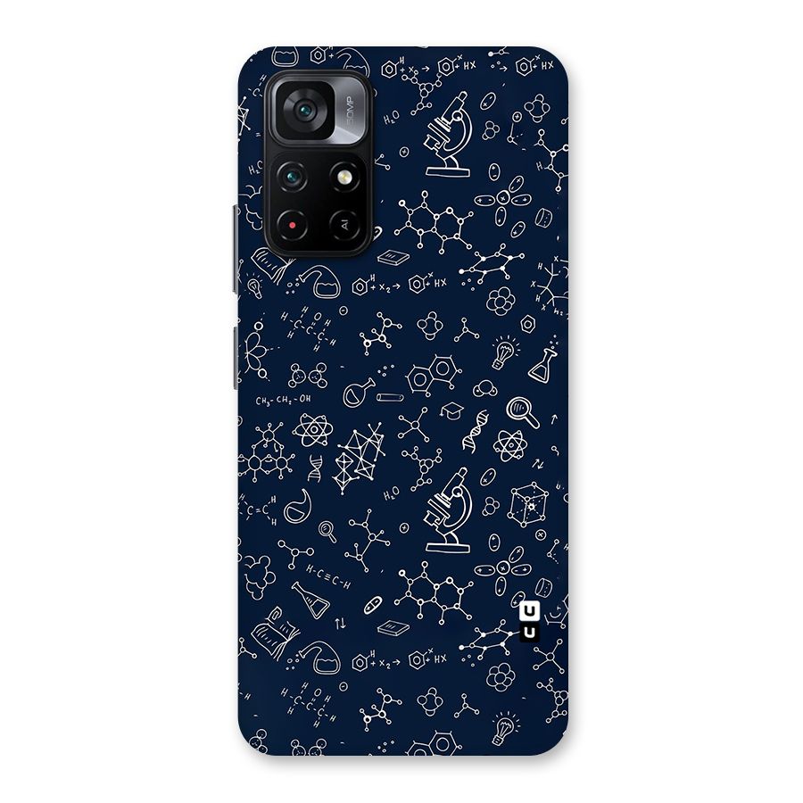 Chemistry Doodle Art Back Case for Poco M4 Pro 5G