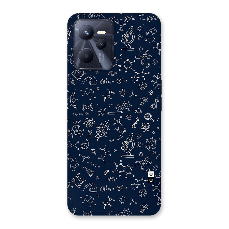 Chemistry Doodle Art Back Case for Realme C35
