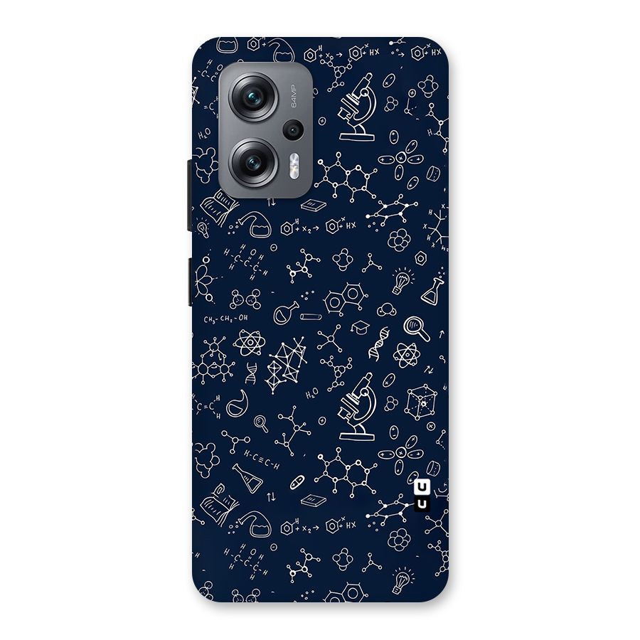 Chemistry Doodle Art Back Case for Redmi K50i