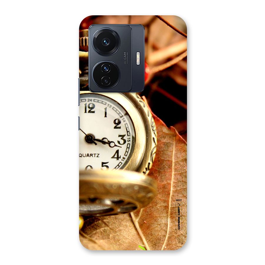 Cherry And Clock Back Case for Vivo T1 Pro