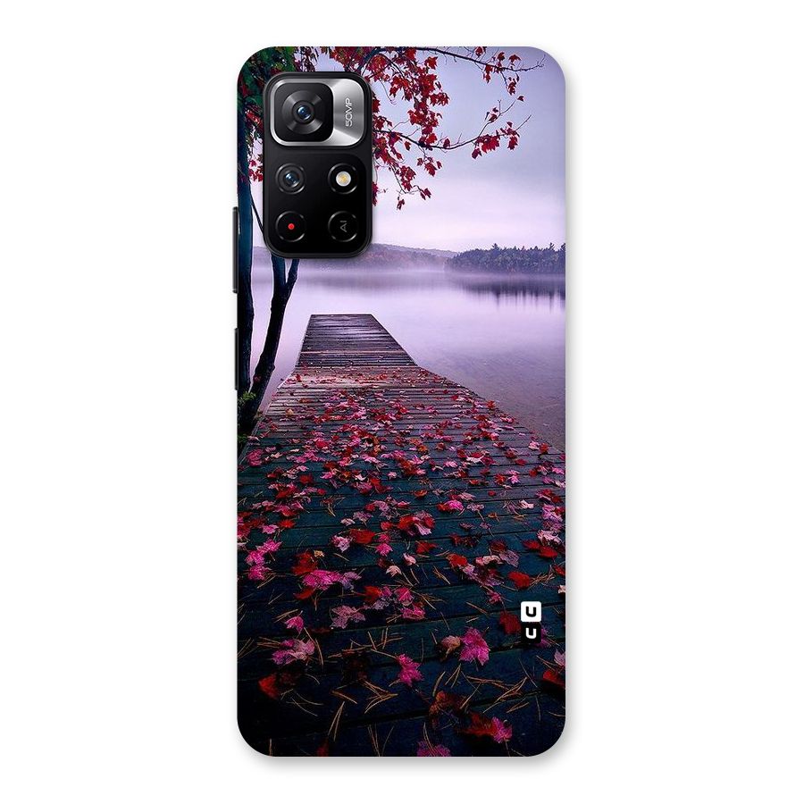 Cherry Blossom Dock Back Case for Redmi Note 11T 5G