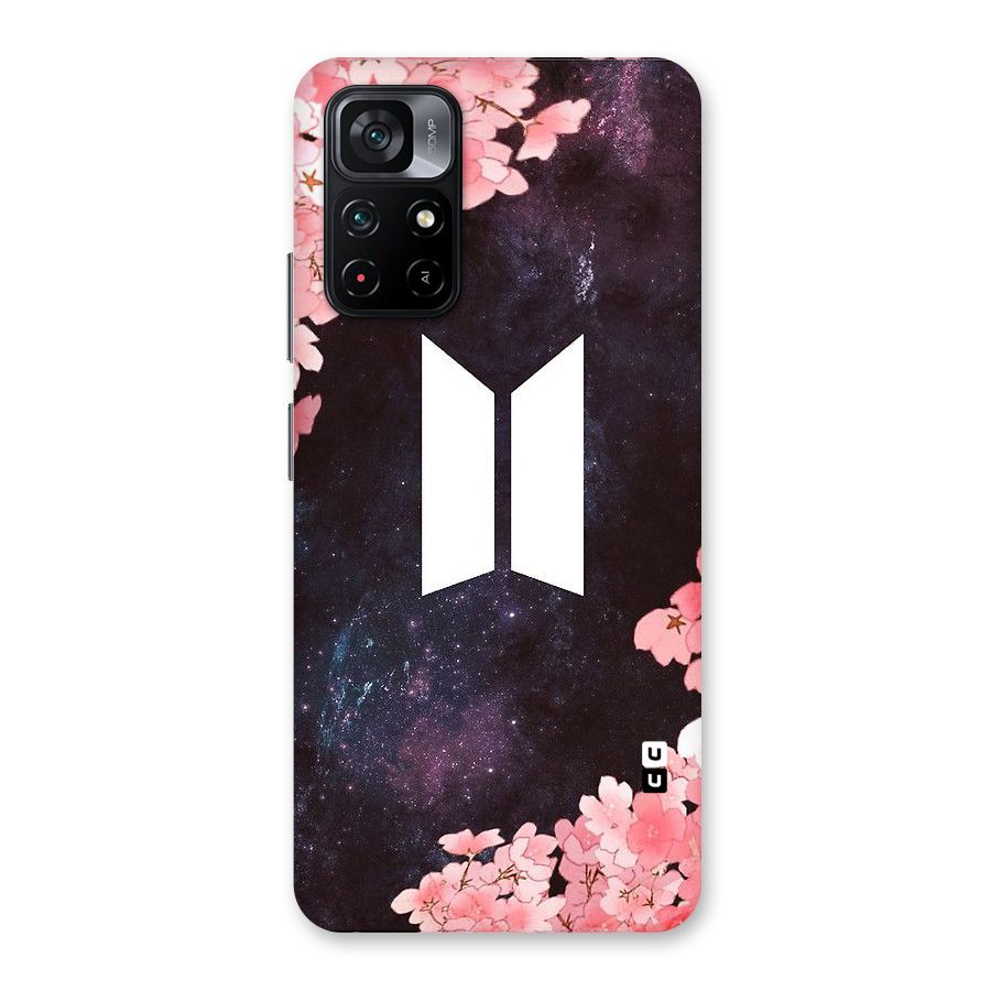 Cherry Blossom Pause Design Back Case for Poco M4 Pro 5G