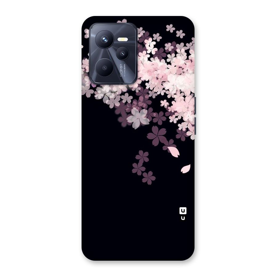 Cherry Flowers Pink Back Case for Realme C35