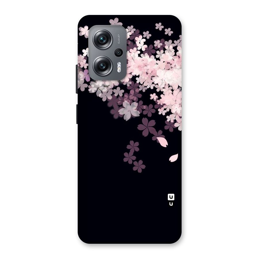 Cherry Flowers Pink Back Case for Redmi K50i