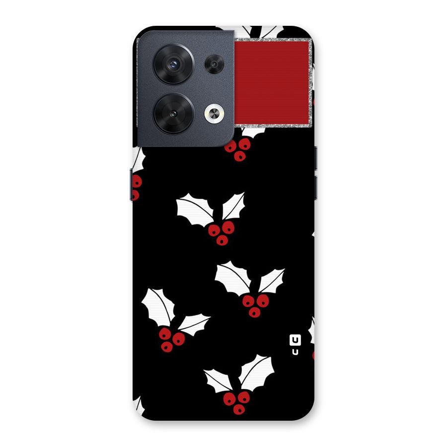 Cherry Leaf Design Back Case for Oppo Reno8 5G