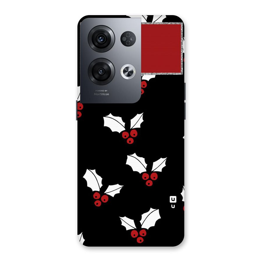 Cherry Leaf Design Back Case for Oppo Reno8 Pro 5G