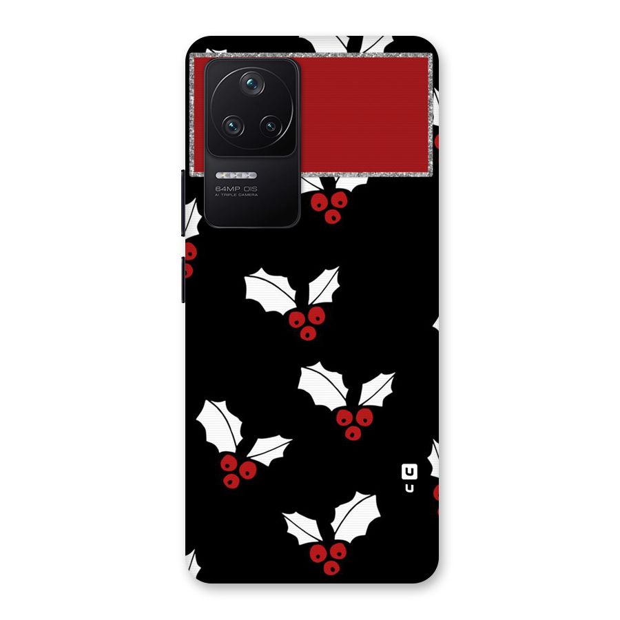Cherry Leaf Design Back Case for Poco F4 5G