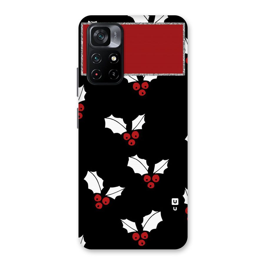 Cherry Leaf Design Back Case for Poco M4 Pro 5G