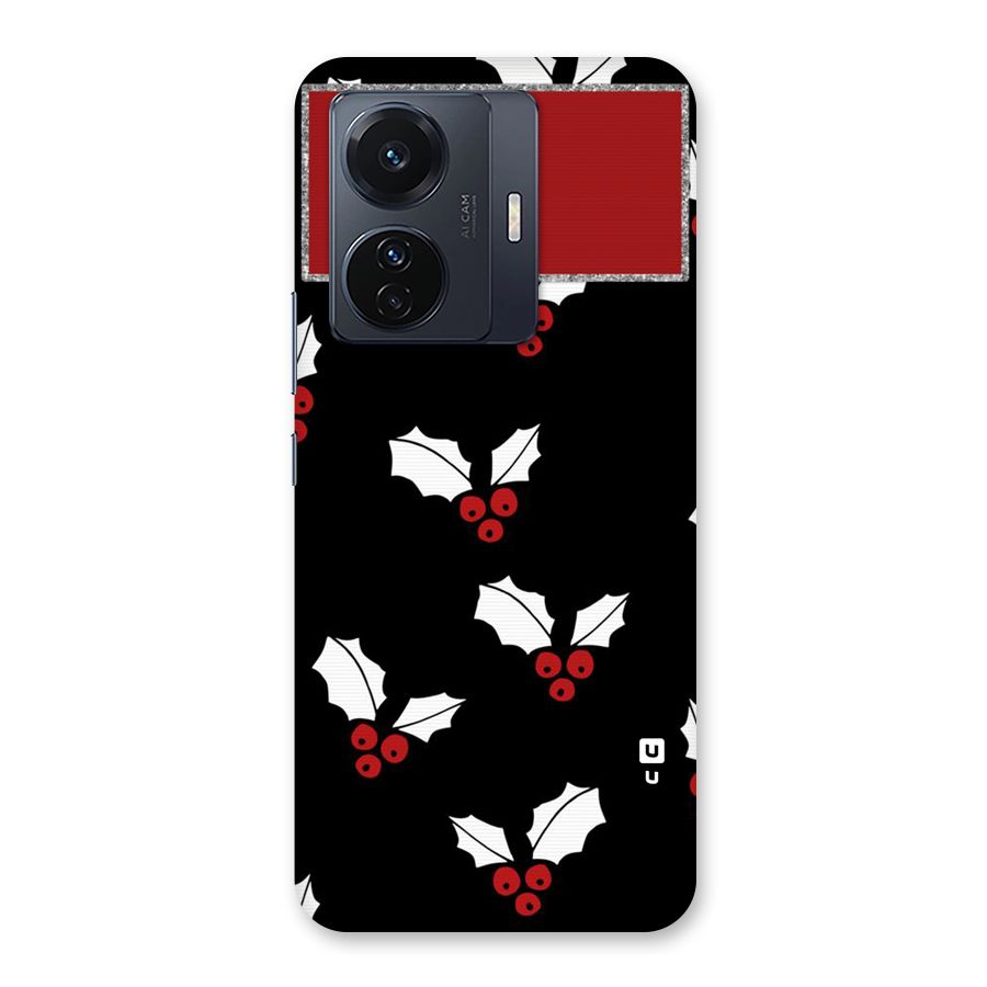 Cherry Leaf Design Back Case for Vivo T1 Pro