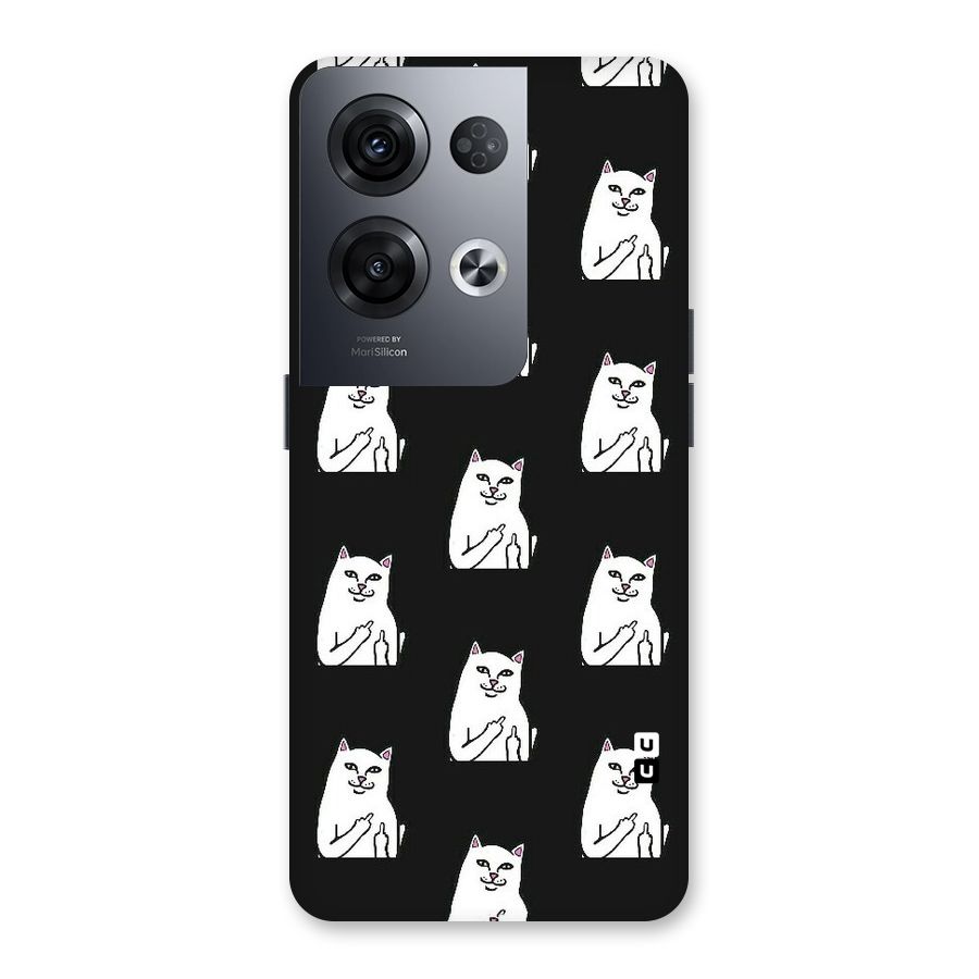 Chill Cat Pattern Back Case for Oppo Reno8 Pro 5G