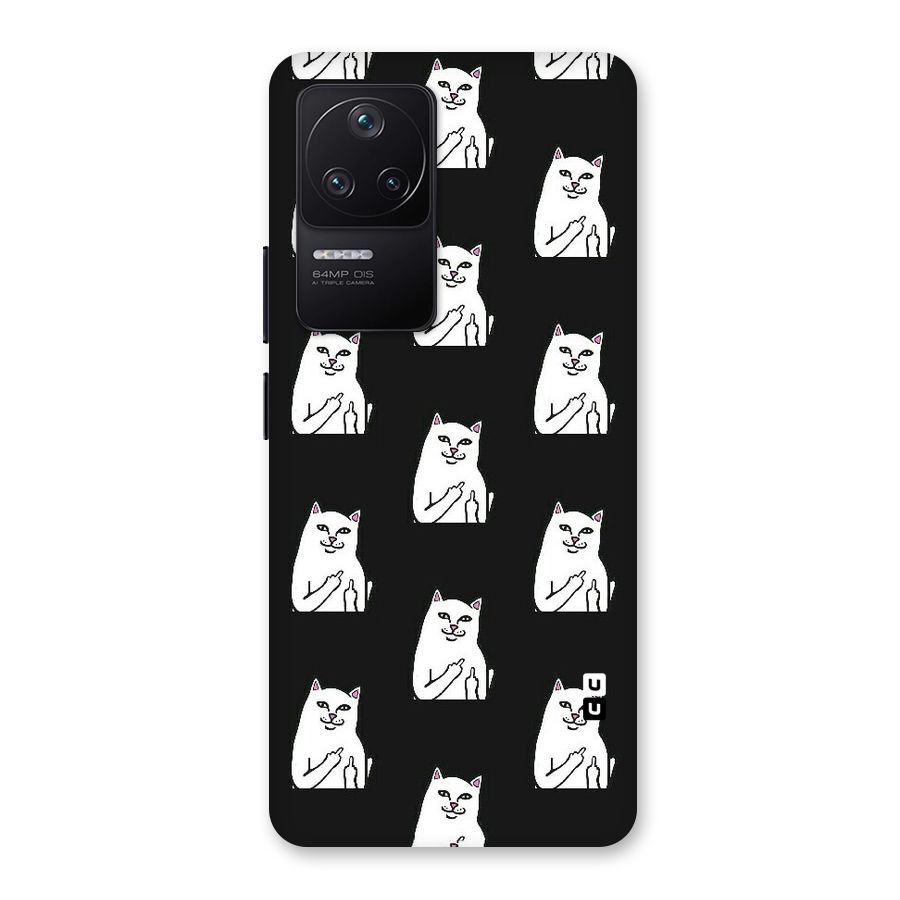 Chill Cat Pattern Back Case for Poco F4 5G