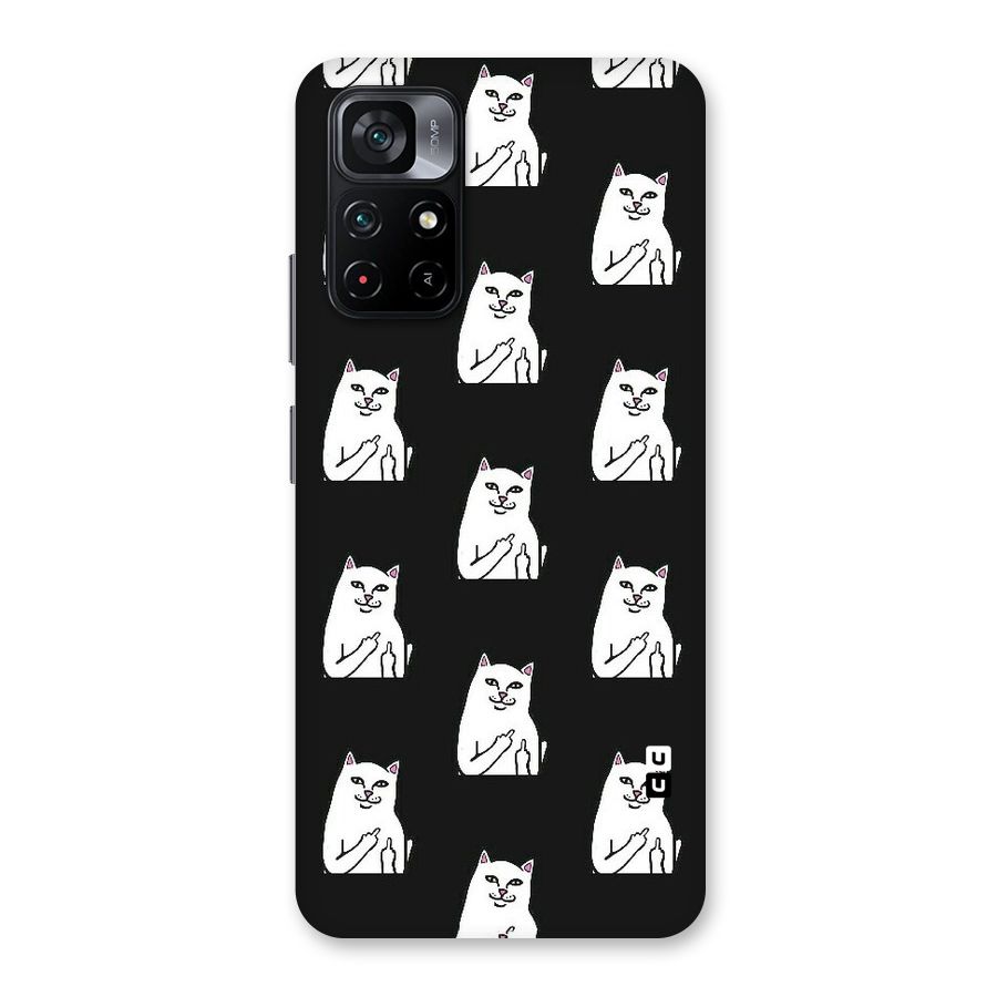 Chill Cat Pattern Back Case for Poco M4 Pro 5G