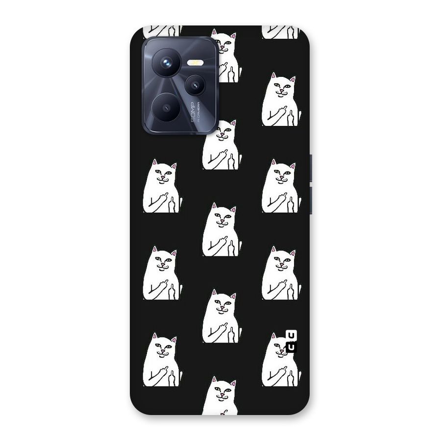 Chill Cat Pattern Back Case for Realme C35