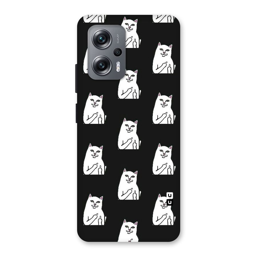 Chill Cat Pattern Back Case for Redmi K50i