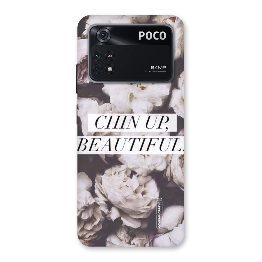 Chin Up Beautiful Back Case for Poco M4 Pro 4G