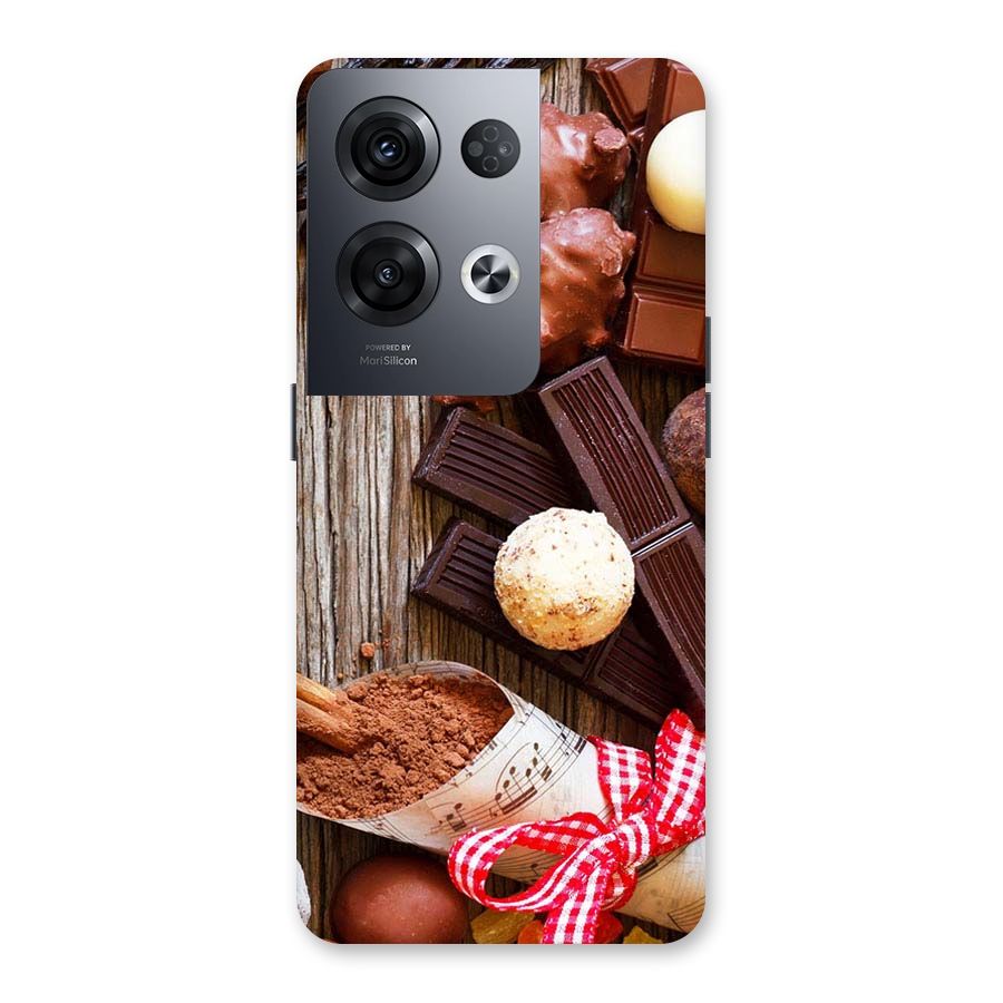 Chocolate Candies Back Case for Oppo Reno8 Pro 5G