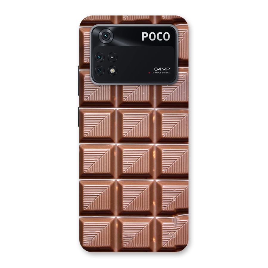 Chocolate Tiles Back Case for Poco M4 Pro 4G